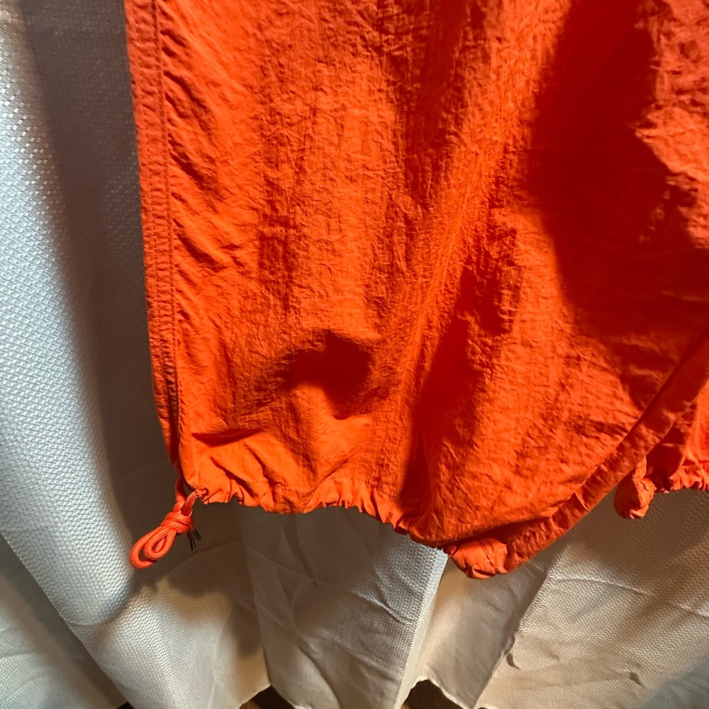 Tinseltown Bright Orange Parachute Pants | Y2K Utility Streetwear Style - Picture 2 of 9